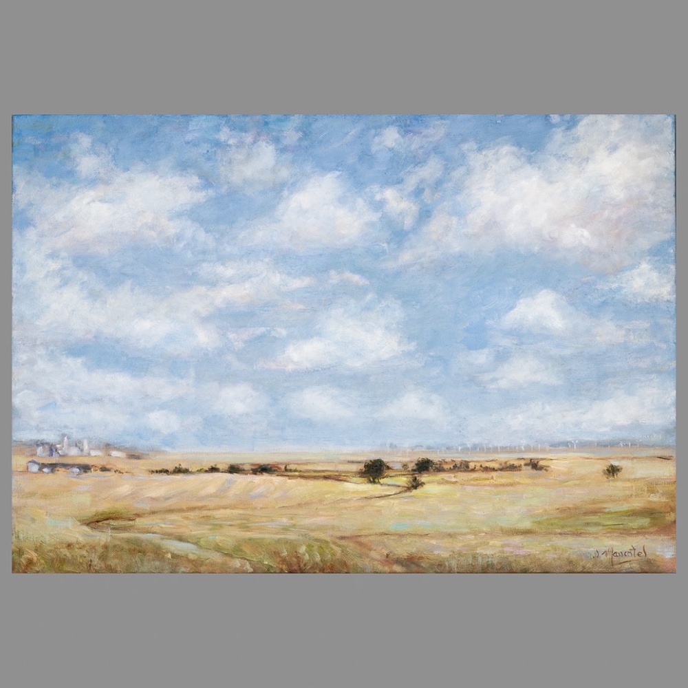 "Wyoming route 80" Original oil painting, 18"x26"